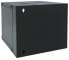 Фото #9 товара Intellinet Network Cabinet - Wall Mount (Double Section Hinged Swing Out) - 9U - Usable Depth 235mm/Width 465mm - Black - Flatpack - Max 30kg - Swings out for access to back of cabinet when installed on wall - 19" - Parts for wall install (eg screws/rawl plugs) not