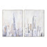 Painting Home ESPRIT New York Loft 60 x 2,4 x 80 cm (2 Units)