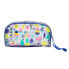 EUREKAKIDS Beach toiletry bag with transparent pink design