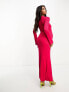 Фото #3 товара Threadbare Maternity knitted midi dress in pink