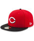 Фото #1 товара Men's Cincinnati Reds Road Authentic Collection On-Field 59FIFTY Fitted Hat