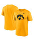 Men's Gold Iowa Hawkeyes Primetime Legend Logo T-Shirt