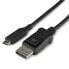 Фото #5 товара Адаптер USB C—DisplayPort Startech CDP2DP141MB Чёрный 1 m