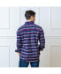 Фото #4 товара Mens' Organic Long Sleeve Flannel Double Pocket Button Down Shirt