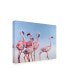 Фото #2 товара Lucia Hefferna Pink Ladies Flamingos Canvas Art - 27" x 33.5"