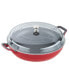 Фото #1 товара Cast Iron 3.5 Quart Braiser with Glass Lid