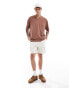 Фото #2 товара ASOS DESIGN relaxed t-shirt with v-neck and front pocket in brown