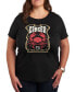 ფოტო #1 პროდუქტის Zodiac Cancer Rock Poster Plus Size Graphic T-Shirt