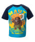 Фото #7 товара Toddler Boys Maui Moana Graphic T-Shirt and Mesh Shorts Outfit Set to