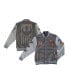 Фото #1 товара Men's and Women's Gray Star Wars Rebel Alliance Varsity Full-Snap Jacket