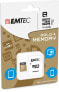 Фото #3 товара EMTEC microSD Class10 Gold+ 8GB - 8 GB - MicroSDHC - Class 10 - 85 MB/s - 16 MB/s - Black,Gold
