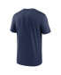 Фото #2 товара Men's Navy Seattle Mariners 2022 Postseason Authentic Collection Dugout T-shirt