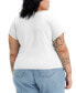 ფოტო #2 პროდუქტის Plus Size Graphic Authentic Cotton Short-Sleeve T-Shirt