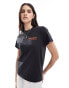 Wrangler chest logo t-shirt in faded black