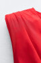 Фото #10 товара Мини-платье облегающего кроя со сборками ZARA