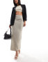 Фото #8 товара New Look slinky midi skirt in beige