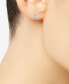 ფოტო #2 პროდუქტის Diamond Cluster Stud Earrings (1/2 ct. t.w.) in Platinum, Created for Macy's