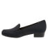 Trotters Monarch T1713-101 Womens Black Narrow Canvas Loafer Flats Shoes 8.5 - фото #4