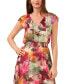 Фото #3 товара Платье Vince Camuto женское с цветочным принтом и смокингом- пояс Midi Dress