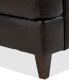 Фото #7 товара CLOSEOUT! Austian 34" Leather Ottoman, Created for Macy's