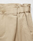 Women's Linen Cargo Pants