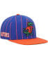 Фото #1 товара Men's Royal Florida Gators Team Pinstripe Snapback Hat