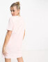 Фото #4 товара JDY exclusive mini t-shirt dress in pale pink