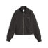 Puma T7 Full Zip Track Jacket X Swarovski Womens Black Casual Athletic Outerwear