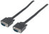 Фото #1 товара Manhattan VGA Monitor Cable - 3m - Black - Male to Male - HD15 - Cable of higher SVGA Specification (fully compatible) - Fully Shielded - Lifetime Warranty - Polybag - 3 m - VGA (D-Sub) - VGA (D-Sub) - Male - Male - Black