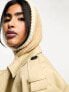 Фото #1 товара My Accessories London knitted loose balaclava in beige