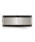 ფოტო #3 პროდუქტის Stainless Steel Brushed Black IP-plated Black CZ 9mm Band Ring