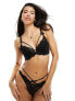 Фото #8 товара Boux Avenue Valentines Yonnia sexy eyelash lace balconette bra in black