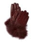 Фото #1 товара La Fiorentina Leather Gloves Women's Red