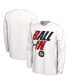 Фото #2 товара Men's White Gonzaga Bulldogs Ball In Bench Long Sleeve T-shirt