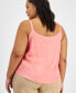 Фото #2 товара Plus Size Camisole Top, Created for Macy's