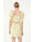 ფოტო #6 პროდუქტის Women's Floral Embroidery Mini Dress