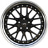 Raffa Wheels RS-03 black glossy polished 8.5x19 ET45 - LK5/112 ML66.6