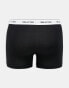 Фото #2 товара Selected Homme 3 pack trunks in black with waistband