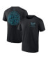 Фото #1 товара Men's Black Charlotte Hornets Basketball Street Collective T-shirt