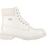 Фото #1 товара Lugz Convoy Round Toe Lace Up Mens White Casual Boots MCNVYV-100