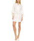 Фото #1 товара Пижама Flora by Flora Nikrooz Heart Lace Charmeuse Wrap Robe