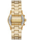 ფოტო #4 პროდუქტის Women's Runway Chronograph Gold-Tone Stainless Steel Watch 38mm