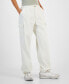 ფოტო #7 პროდუქტის Juniors' High-Rise Slim-Leg Cargo Pants