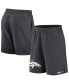 Фото #1 товара Men's Anthracite Denver Broncos Stretch Performance Shorts