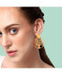 Women's Orange Tree Filigree Drop Earrings