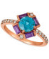 Фото #1 товара Кольцо Le Vian Blueberry Zircon Amethyst & Nude Diamonds Statement