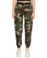 Juniors' Camo Belted Cargo Pants