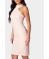 ფოტო #3 პროდუქტის Women's Halter Neck Shimmer Dress