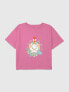 Kids Moana Pua and Hei Hei Graphic Boxy Crop Tee