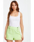 Фото #1 товара Women's Button Detail Tailored Shorts